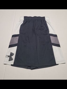 Under Armour Boys Athletic Shorts - Blsck & White